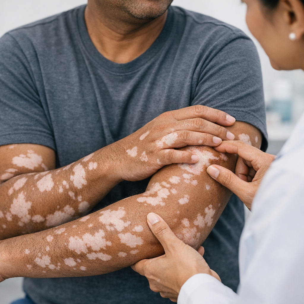 Non-segmental generalised vitiligo